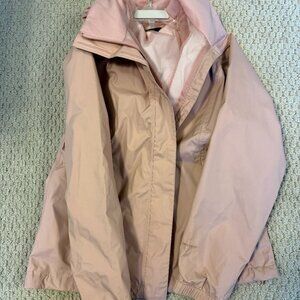 THE NORTH FACE Women's Resolve 2 Rain Jacket, Rose Tan, size S